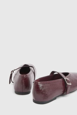Oasis Ballerines Mary Jane Mia En Synthétiquecuir Craquelé< Chaussures Plates|Babies