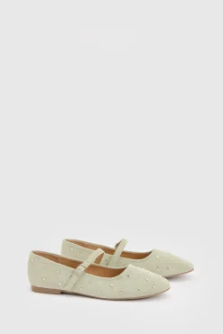 Dorothy Perkins Ballerines Mary Jane Rembourrées En Synthétique Cressie À Clous< Ballerines|Chaussures Plates