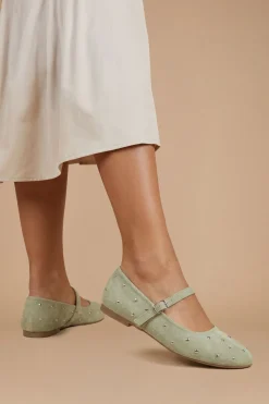 Dorothy Perkins Ballerines Mary Jane Rembourrées En Synthétique Cressie À Clous< Ballerines|Chaussures Plates
