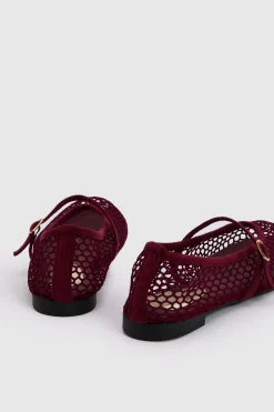Ballerines Mary-jane Tilly En Synthétiquecuir Avec Empiècements En Résille