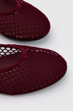 Ballerines Mary-jane Tilly En Synthétiquecuir Avec Empiècements En Résille