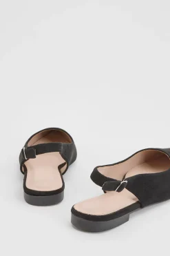 Ballerines Plates À Bride Arrière Pointues En Synthétique Nicci