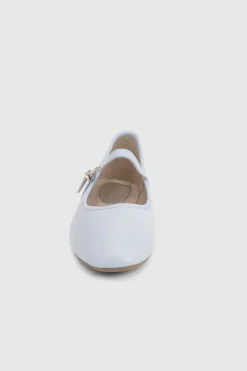 Ballerines Plates Claire En Synthétiquecuir Avec Boucle