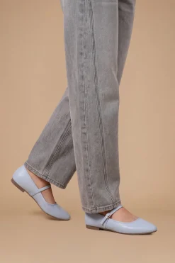Ballerines Plates Claire En Synthétiquecuir Avec Boucle