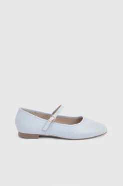 Ballerines Plates Claire En Synthétiquecuir Avec Boucle