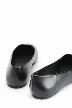 Ballerines Plates En Synthétique Coupe Large