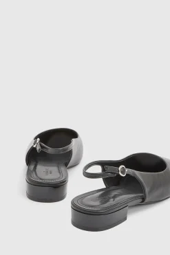 Ballerines Pointues À Bride Arrière Coupe Large