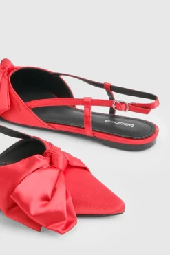 Ballerines Pointues Premium avec Détail Nœud