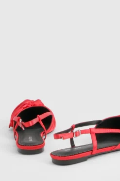 Ballerines Pointues Premium avec Détail Nœud