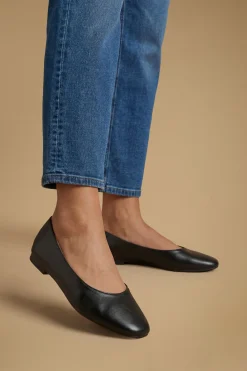 Oasis Ballerines Seraphina En Synthétiquecuir À Bout Carré Et Coupe Haute Rembourrées< Ballerines|Chaussures Plates