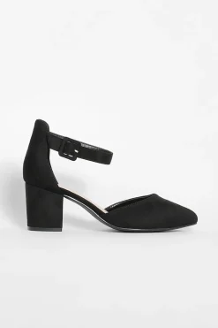 boohoo Ballerines À Talon Bloc Large Avec Boucle< Ballerines|Chaussures Plates