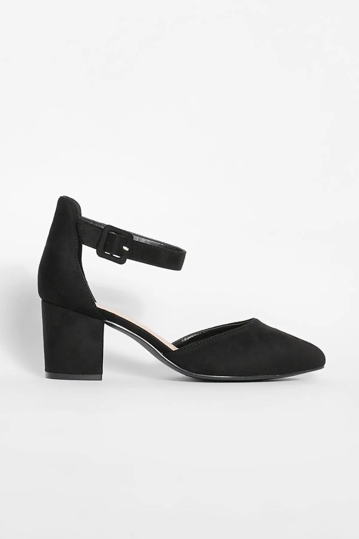 boohoo Ballerines À Talon Bloc Large Avec Boucle< Ballerines|Chaussures Plates