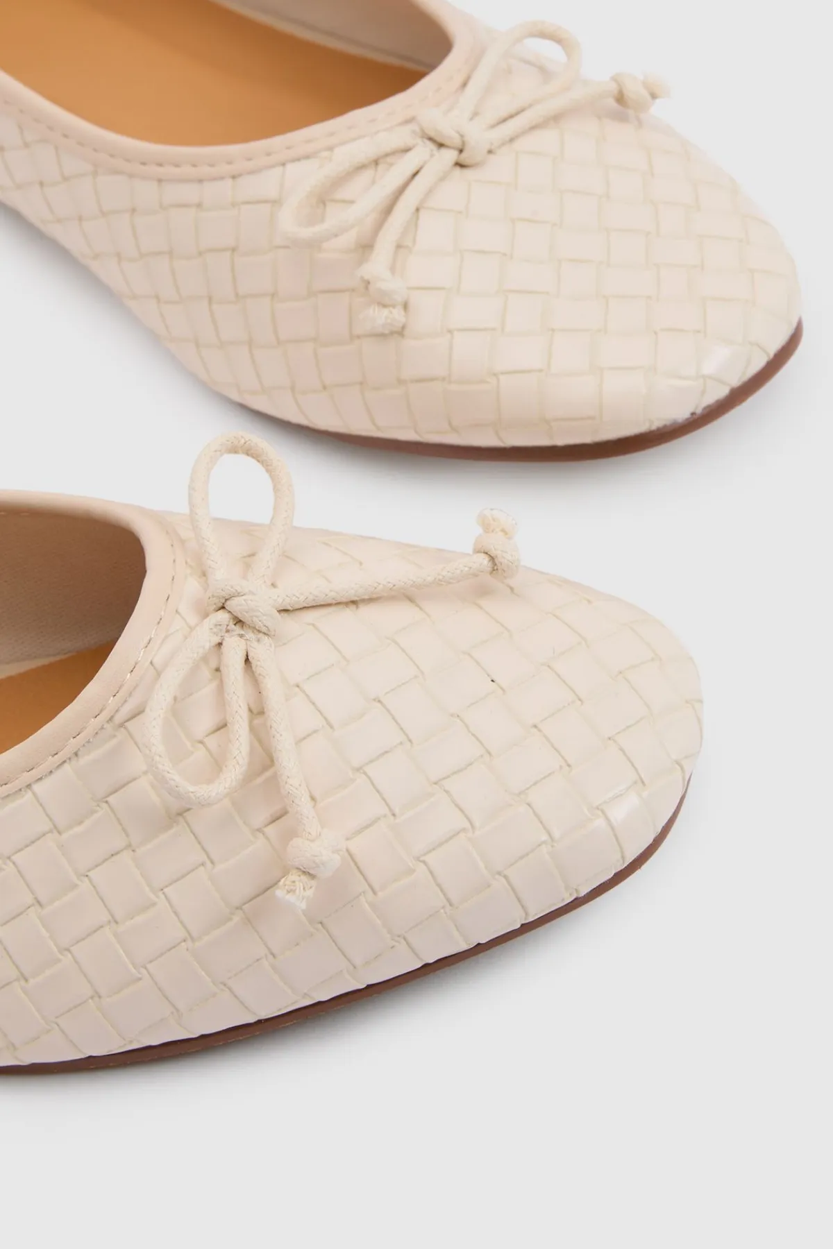 boohoo Ballerines Tissées Avec Nœud Décoratif< Ballerines|Chaussures Plates