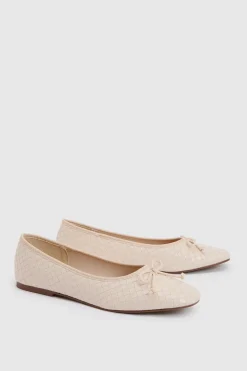 boohoo Ballerines Tissées Avec Nœud Décoratif< Ballerines|Chaussures Plates