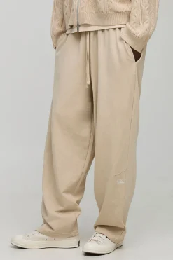 Balloon Fit Loopback Joggeurs Homme à broderie Script