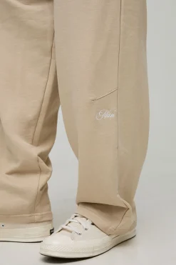 Balloon Fit Loopback Joggeurs Homme à broderie Script