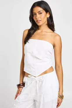 Bandeau À Broderie Patchwork Avec Attache Dans Le Dos