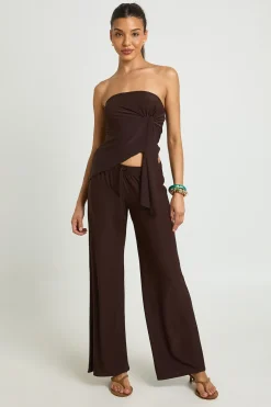 Bandeau Drapé À Nœud Texturé