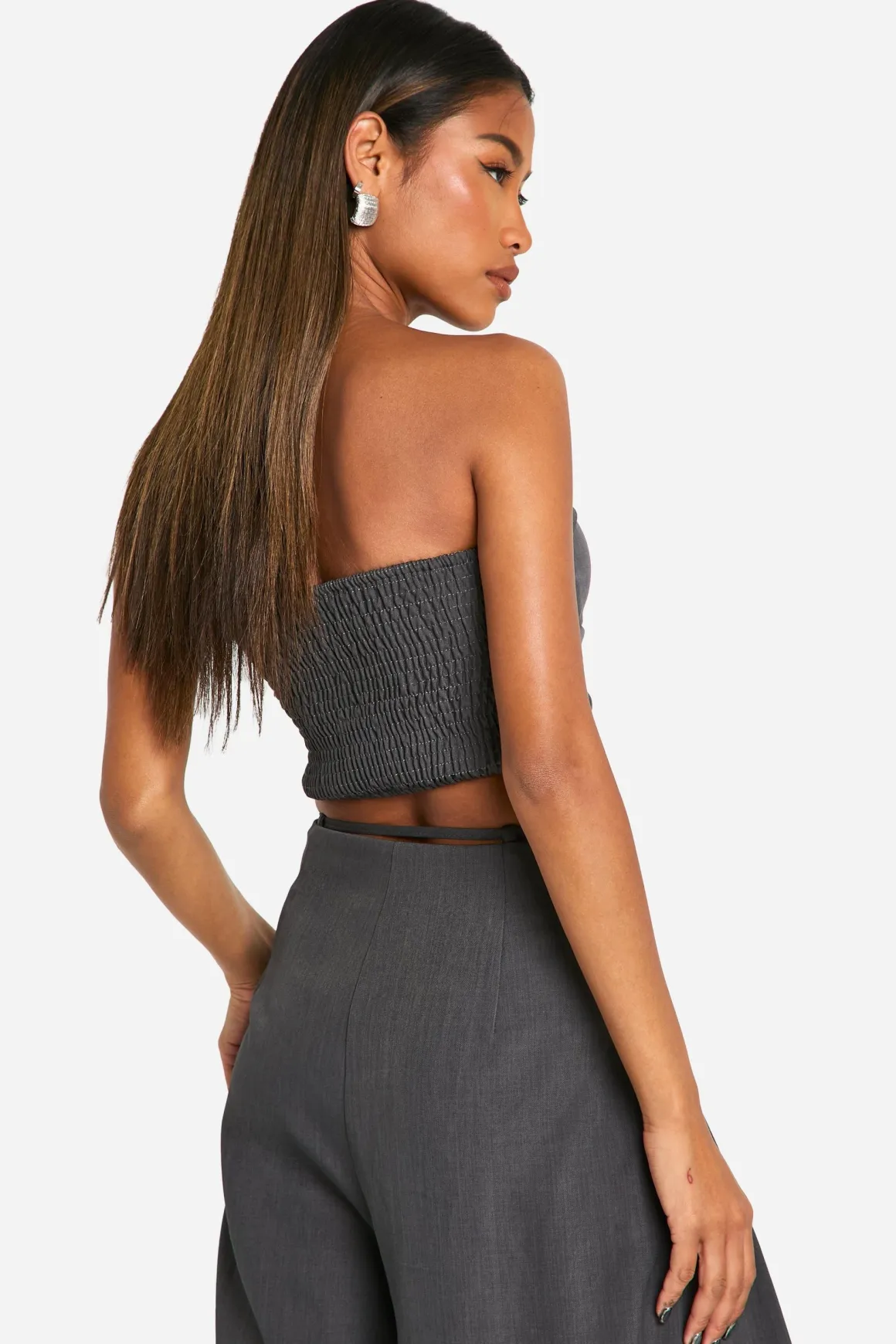 Bandeau à détail de bonnet froncé