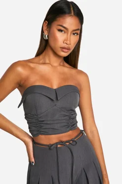 Bandeau à détail de bonnet froncé
