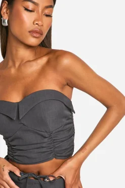 Bandeau à détail de bonnet froncé
