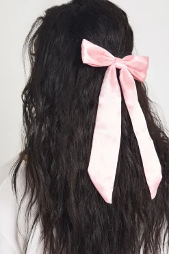 boohoo Barrette nœud en satin< Satin Et Dentelle