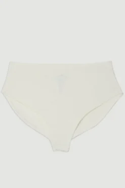 Bas de bikini bandage à taille haute