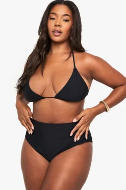 Bas de bikini à contrôle du ventre Plus