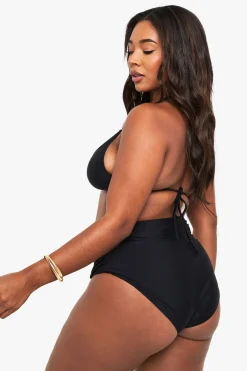 Bas de bikini à contrôle du ventre Plus