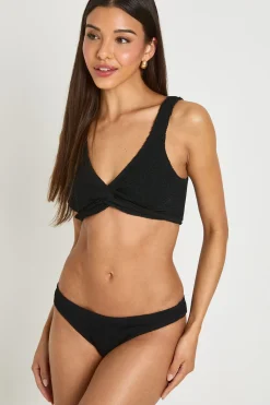boohoo Bas De Bikini Culotte Premium Uni Froissé Taille Unique<Femme Maillots De Bain|Tenues De Plage