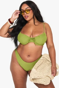 boohoo Bas de bikini grande taille<Femme Maillots De Bain|Tenues De Plage