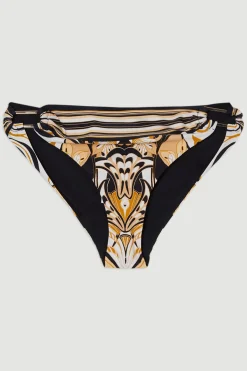 KarenMillen Bas De Bikini À Imprimé Abstrait<Femme Maillots De Bain