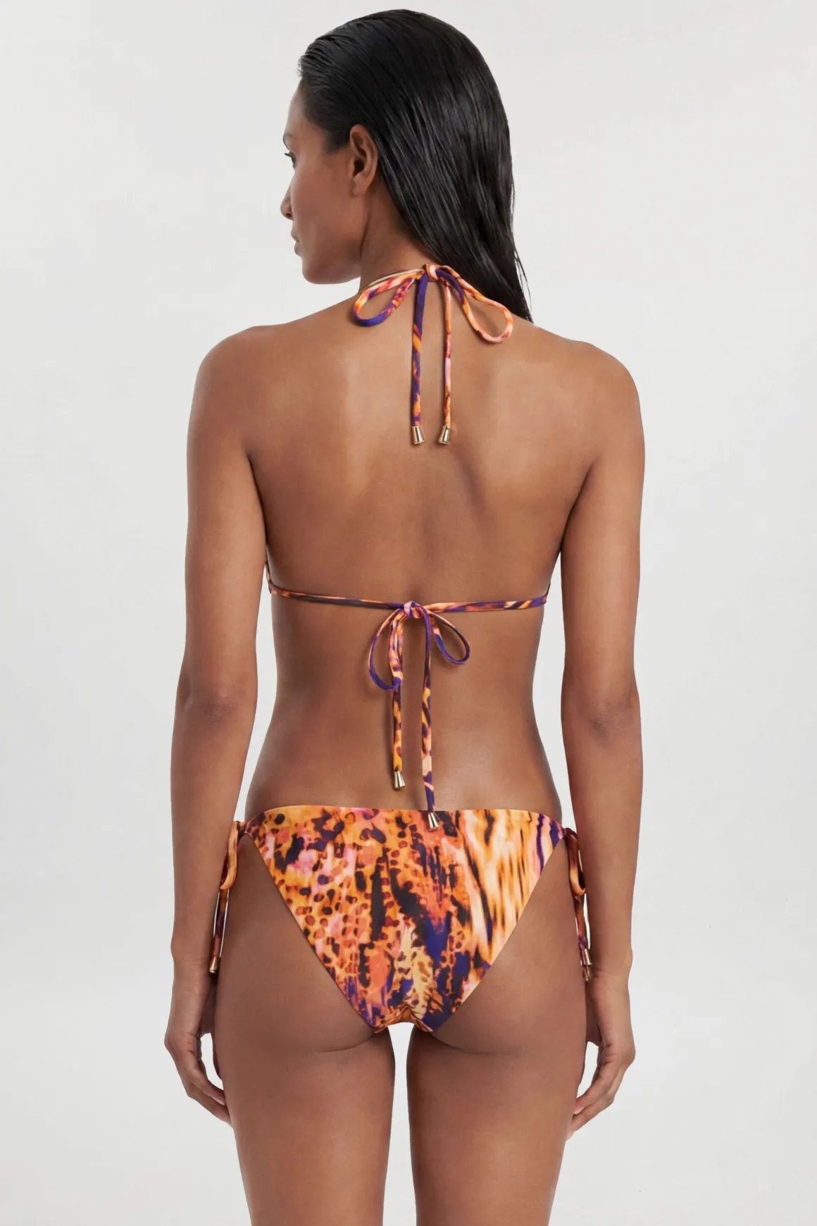 Bas De Bikini À Imprimé Animal Abstrait