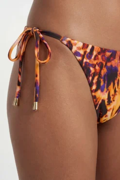 Bas De Bikini À Imprimé Animal Abstrait