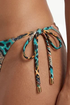 Bas De Bikini À Imprimé Animal Linéaire