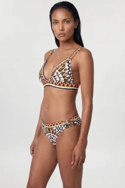 Bas de Bikini Imprimé Carreaux