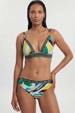 KarenMillen Bas De Bikini À Imprimé Placé<Femme Maillots De Bain|Tenues De Plage