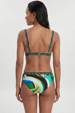 KarenMillen Bas De Bikini À Imprimé Placé<Femme Maillots De Bain|Tenues De Plage