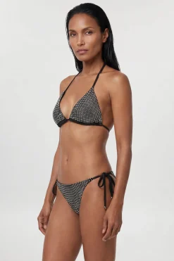 KarenMillen Bas de Bikini à Liens avec Clous<Femme Maillots De Bain|Tenues De Plage