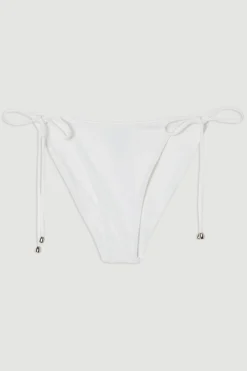 KarenMillen Bas de Bikini à Liens Latéraux avec Détails Métalliques<Femme Maillots De Bain|Tenues De Plage