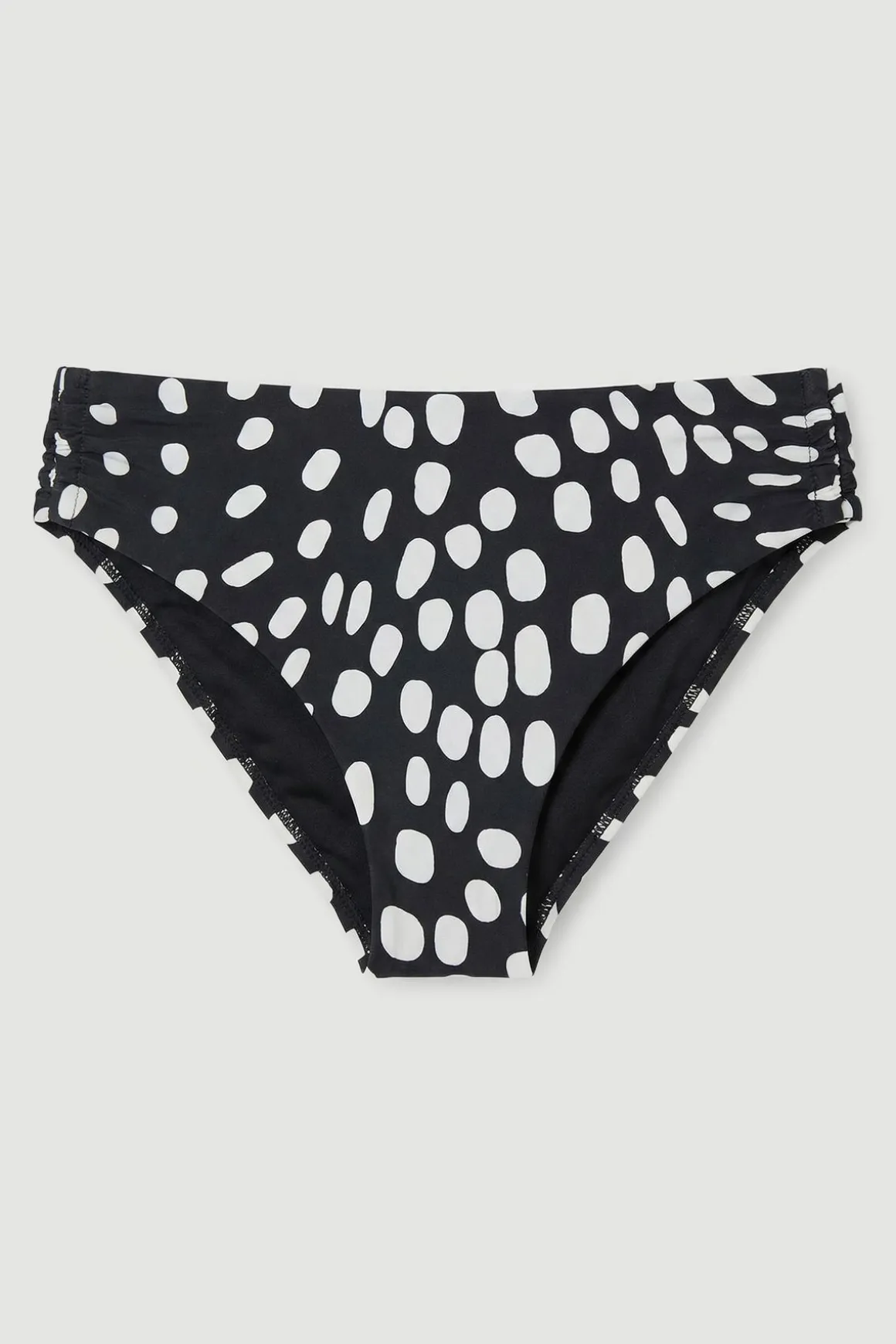 Bas De Bikini Plongeant À Imprimé À Pois