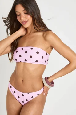 Bas De Bikini Slip À Pois Essentiels