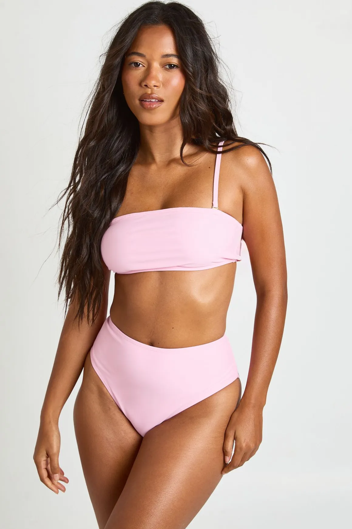 Bas de Bikini Taille Haute Essentials