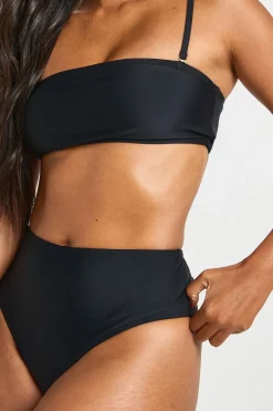 boohoo Bas de Bikini Taille Haute Essentials<Femme Maillots De Bain|Tenues De Plage