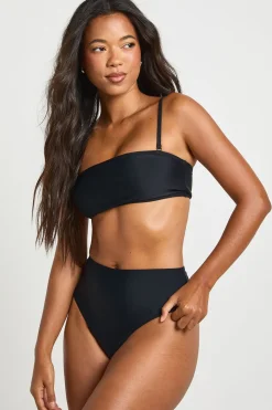 boohoo Bas de Bikini Taille Haute Essentials<Femme Maillots De Bain|Tenues De Plage