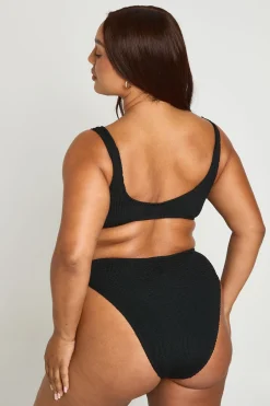 boohoo Bas De Bikini Taille Haute Froissé Premium Taille Unique<Femme Maillots De Bain|Tenues De Plage