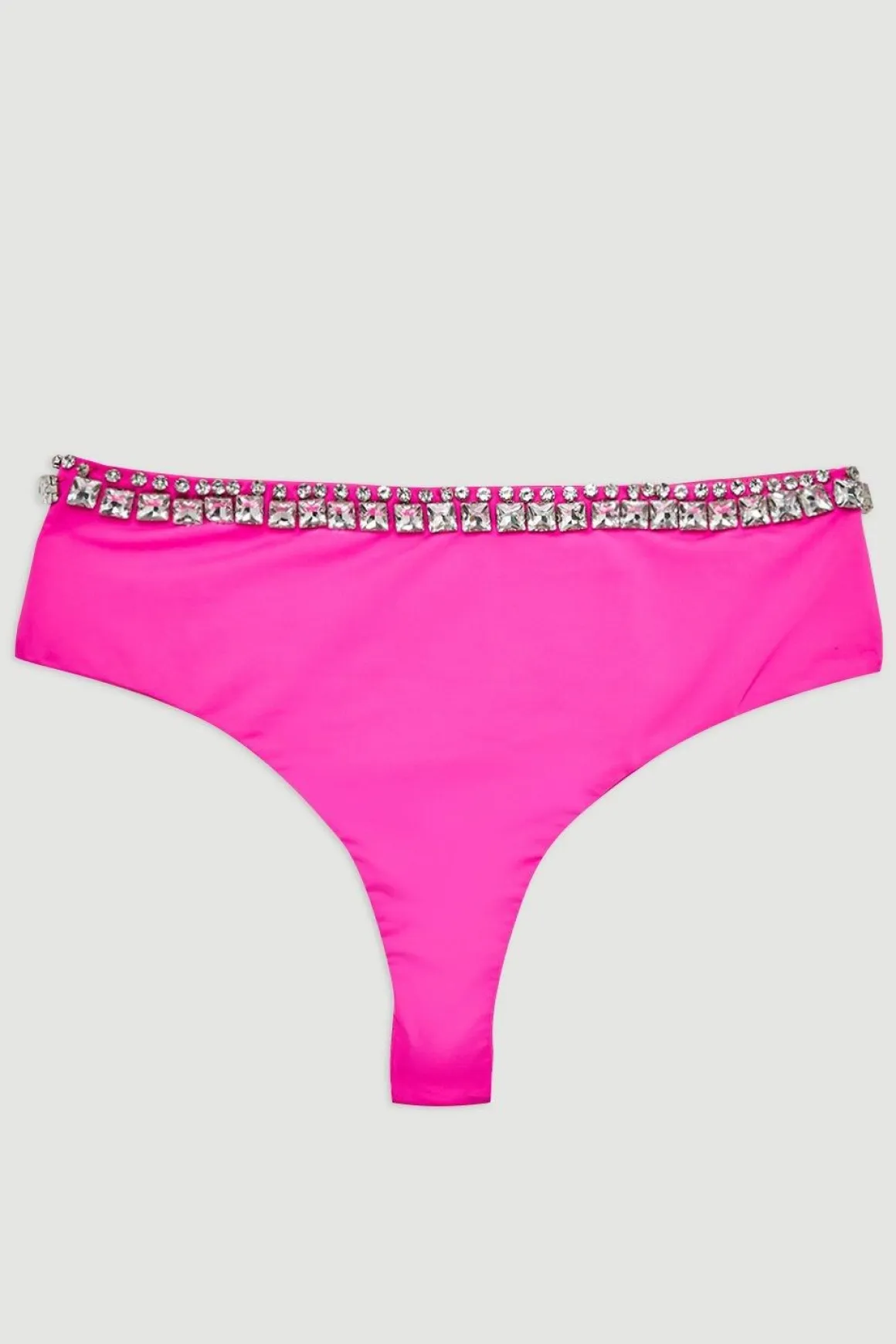 Bas de bikini taille haute ornés Premium