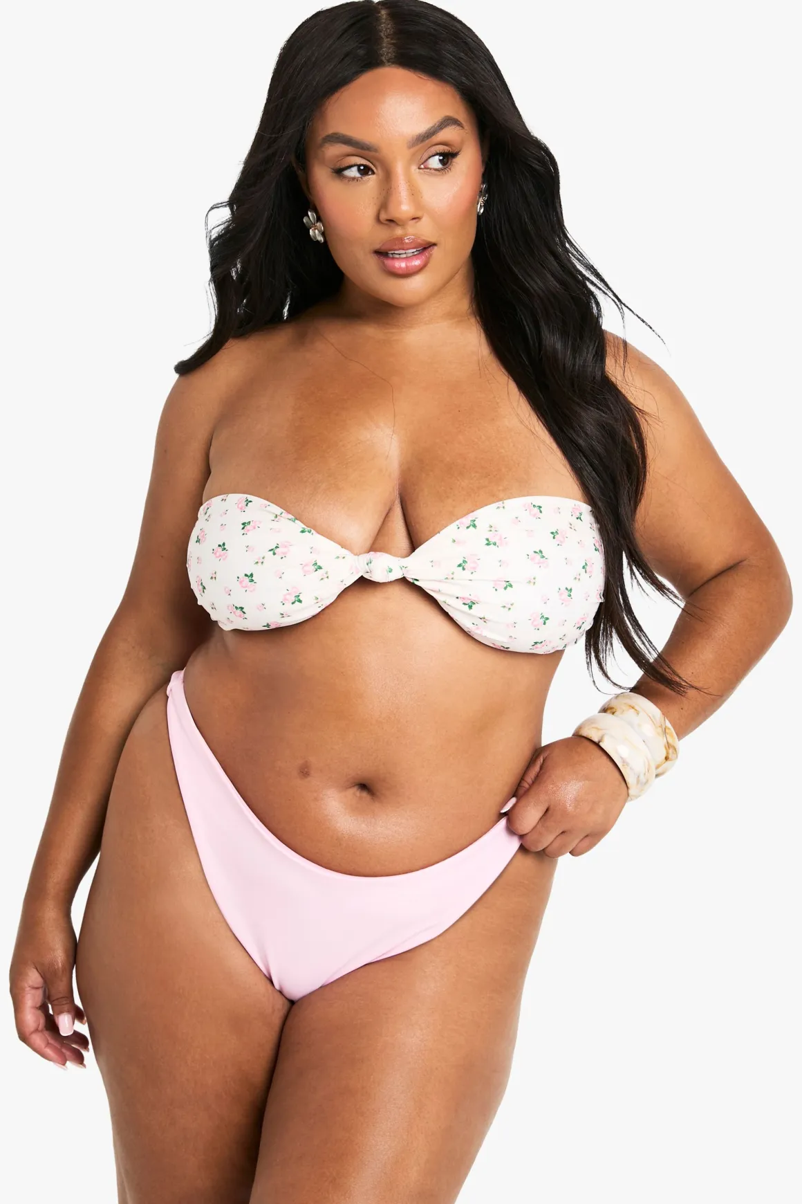 Bas De Bikini Tanga Grande Taille Essentials Maillot De Bain