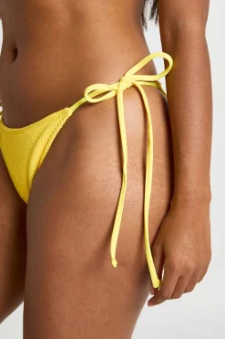 boohoo Bas De Bikini Texturé À Nouer Sur Les Côtés<Femme Maillots De Bain|Tenues De Plage