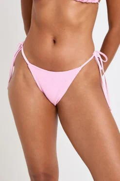 boohoo Bas De Bikini Texturé À Nouer Sur Les Côtés<Femme Maillots De Bain|Tenues De Plage